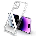 Shockproof Clear Silicone iPhone Case With Lens Guard