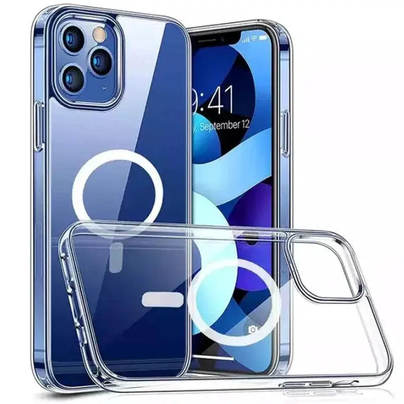 Clear Acrylic Magnetic IPhone Case MagSafe Wireless Charging