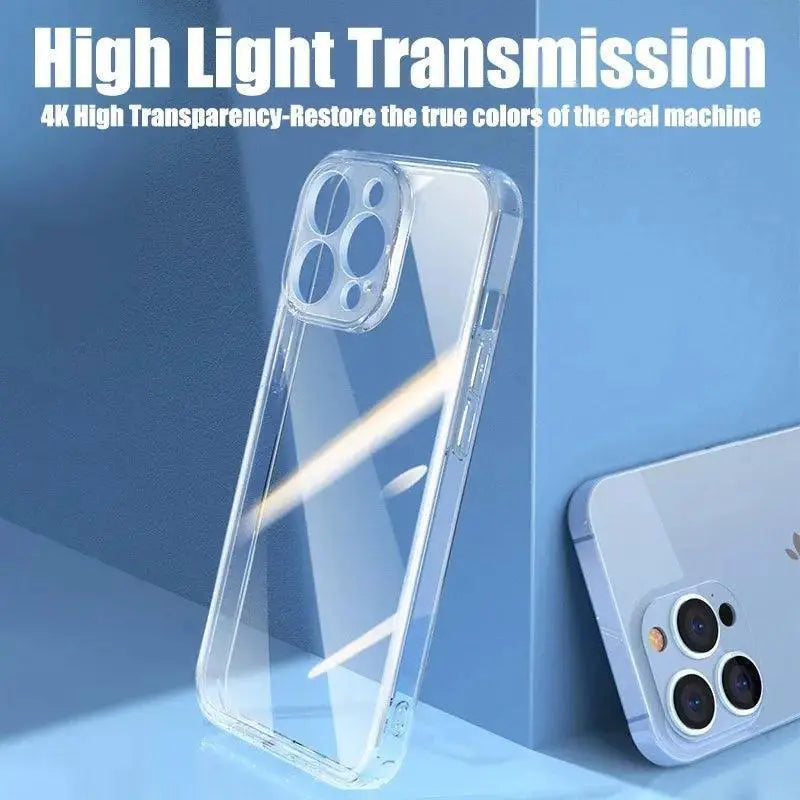 Clear Silicone Phone Case For IPhone Sleek Durable Cover