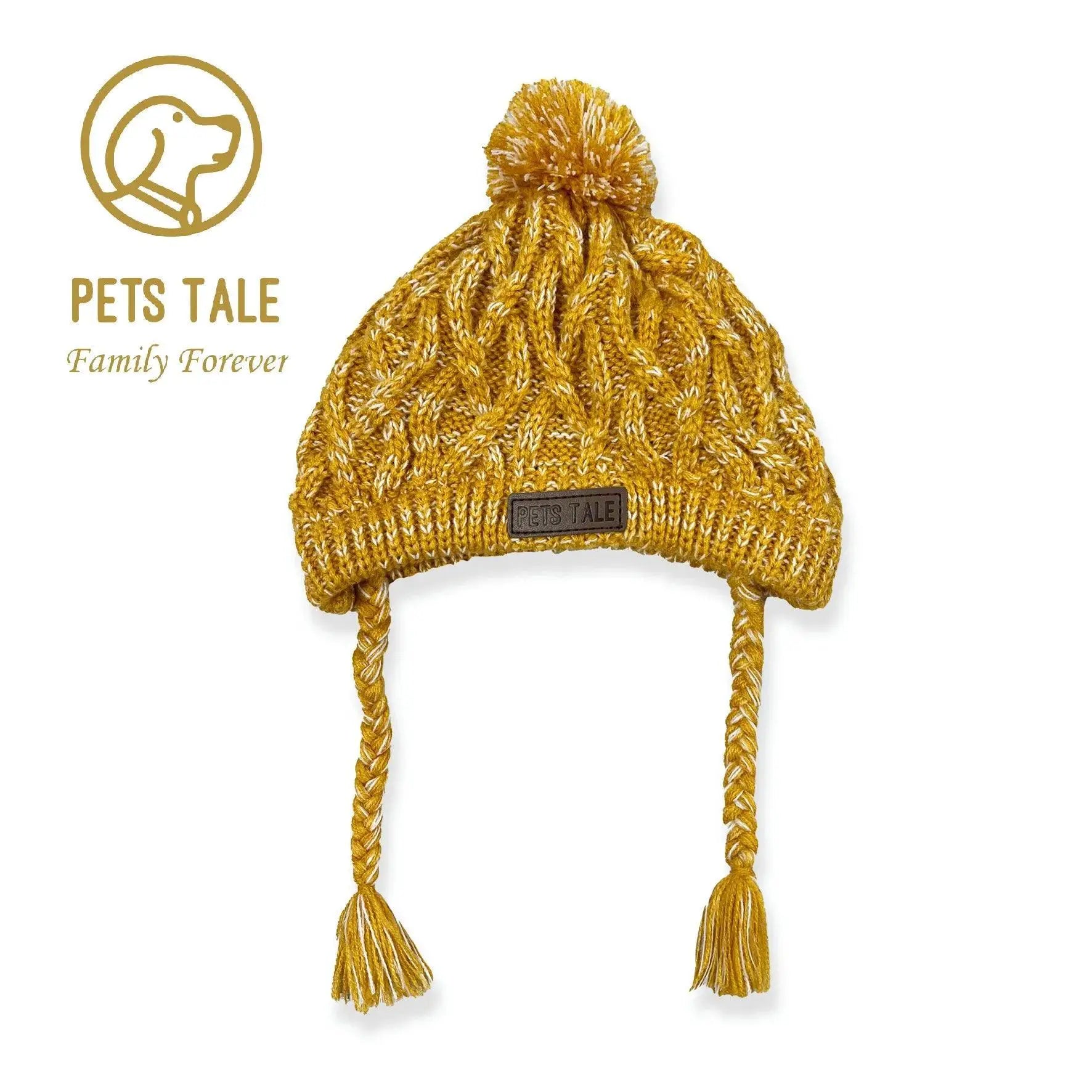 Winter Dog Knitted Hat Warm and Windproof for Stylish Pets