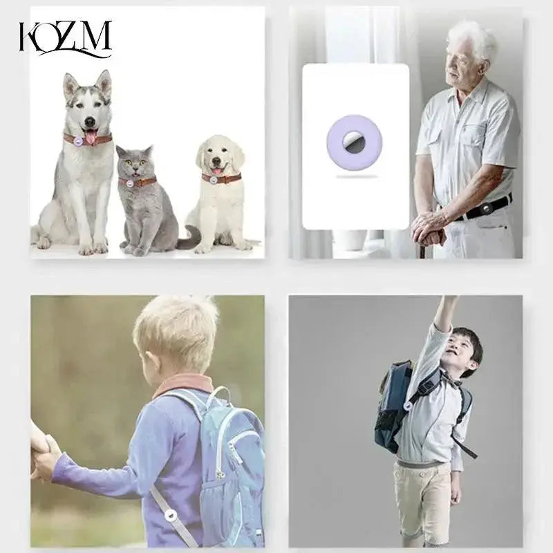 Pet Collar Silicone AirTag Holder For Secure Tracking