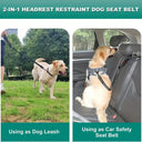 Dog Safety Belt Set Elastic Bungee Reflective Design