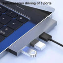 High-Speed USB C Hub For Laptops 4-Port
