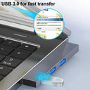 High-Speed USB C Hub For Laptops 4-Port