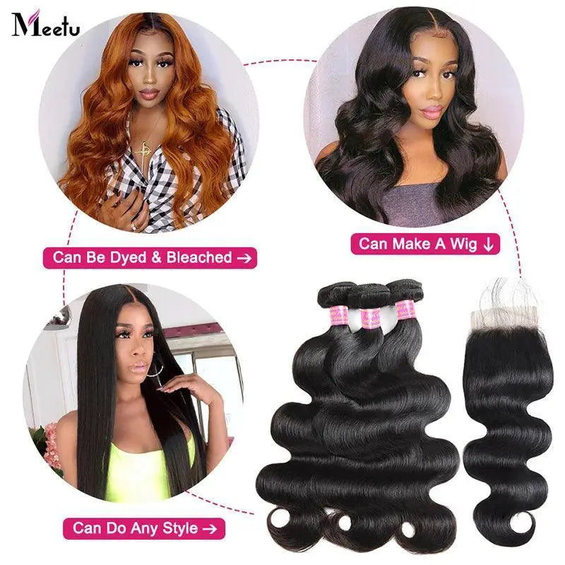 Brazilian Remy Hair Bundle Set for Effortless Style
