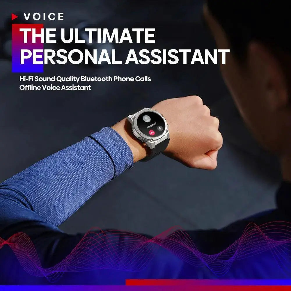 Zeblaze Vibe 7 Pro Rugged Military Smartwatch AMOLED Display