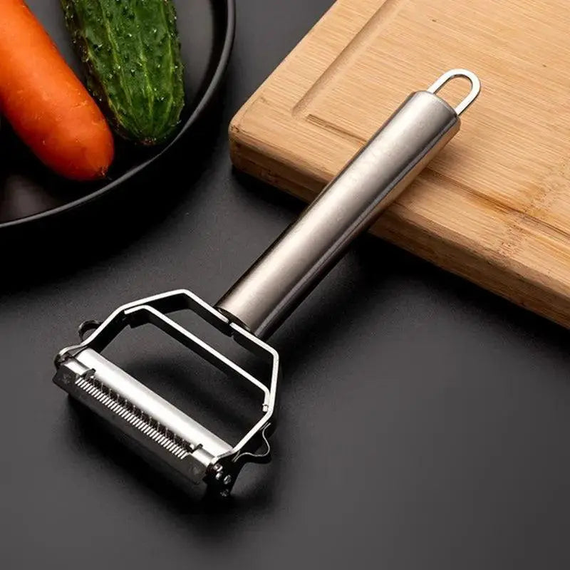 Effortless Stainless Steel Peeler With Double Blade