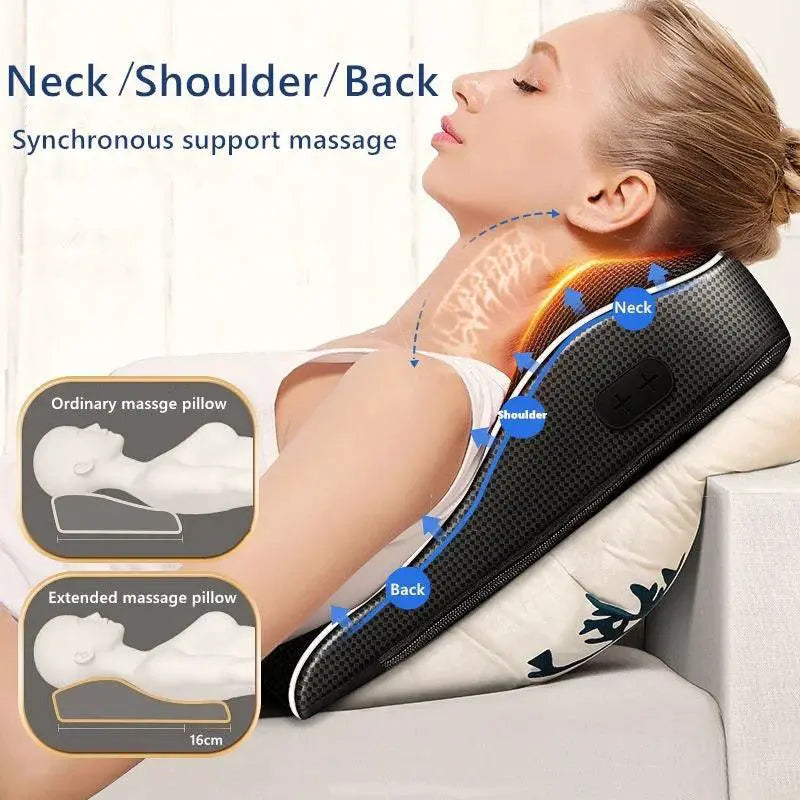 Electric Shiatsu Massager With Deep Relaxation Vibrations