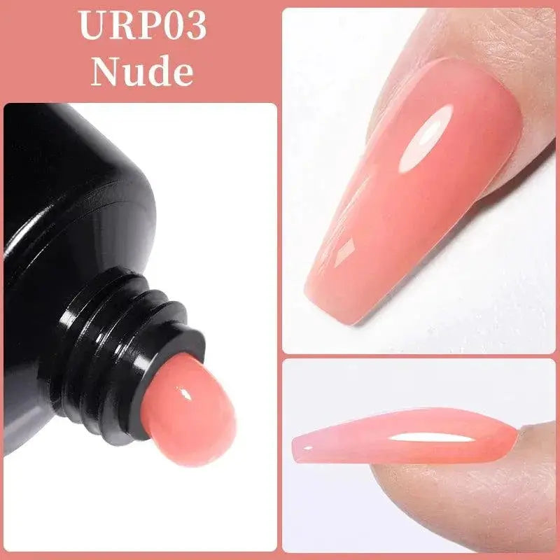 Glowing White Gel Nail Extension Kit For Beautiful Nails