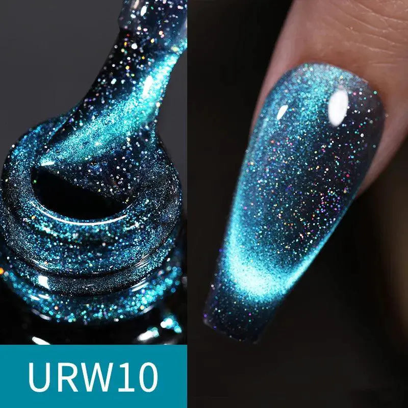 Cat Eye Gel Polish Kit Dynamic Glitter Reflective Shine