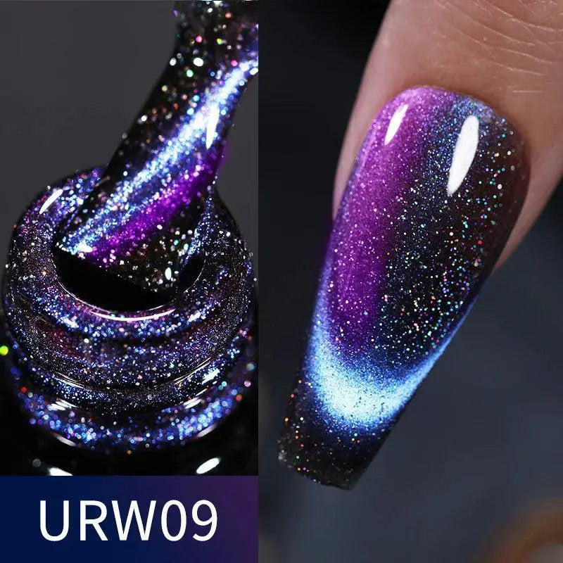 Cat Eye Gel Polish Kit Dynamic Glitter Reflective Shine