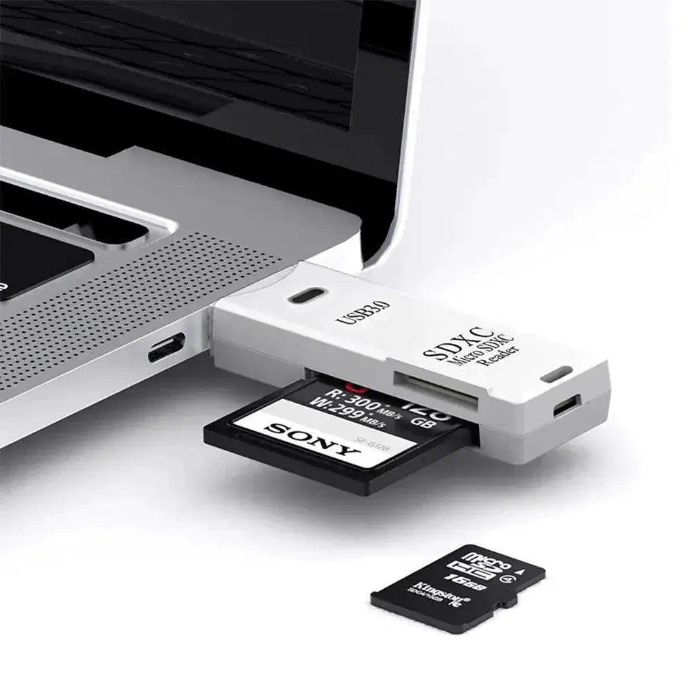 2 In 1 USB Card Reader High Speed Multi Card Adapter