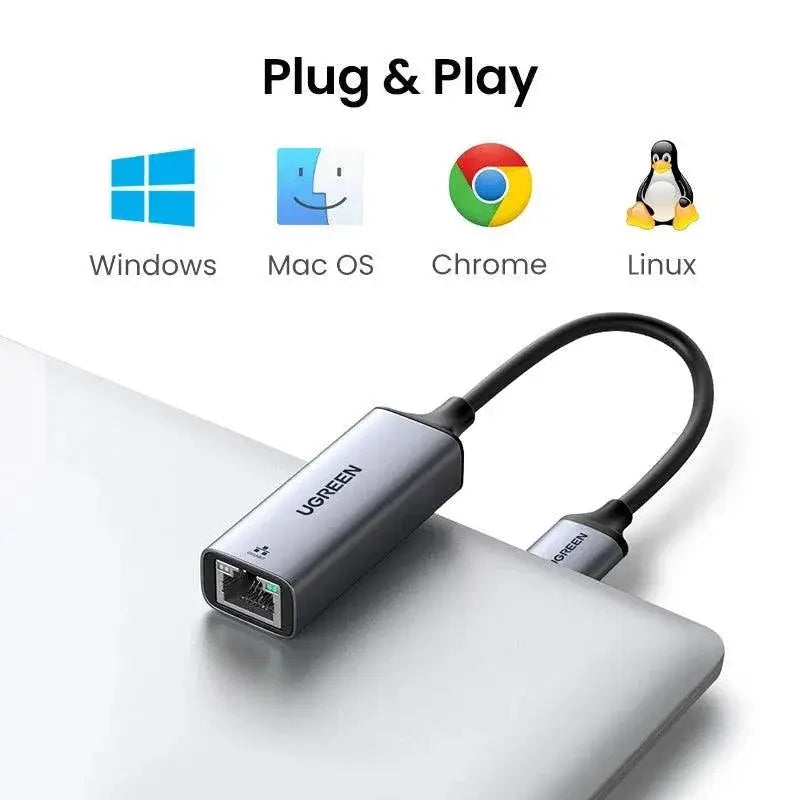 UGREEN USB Ethernet Adapter for Fast Gaming and Streaming