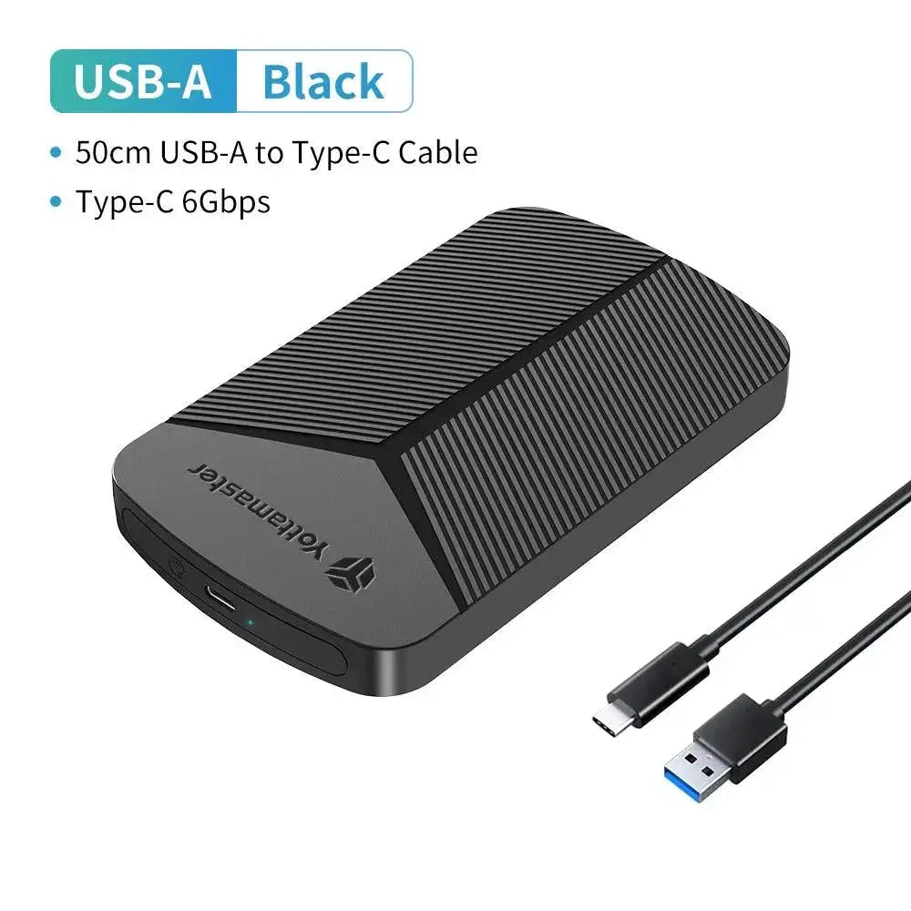 Yottamaster 2.5 Inch HDD Enclosure USB 3.0 Type C Case