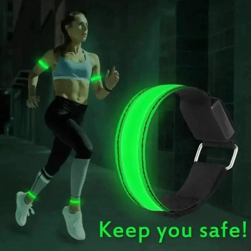 Night Runner LED Armband For Enhanced Night Visibility