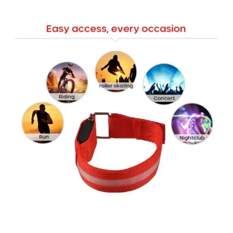 Night Runner LED Armband For Enhanced Night Visibility