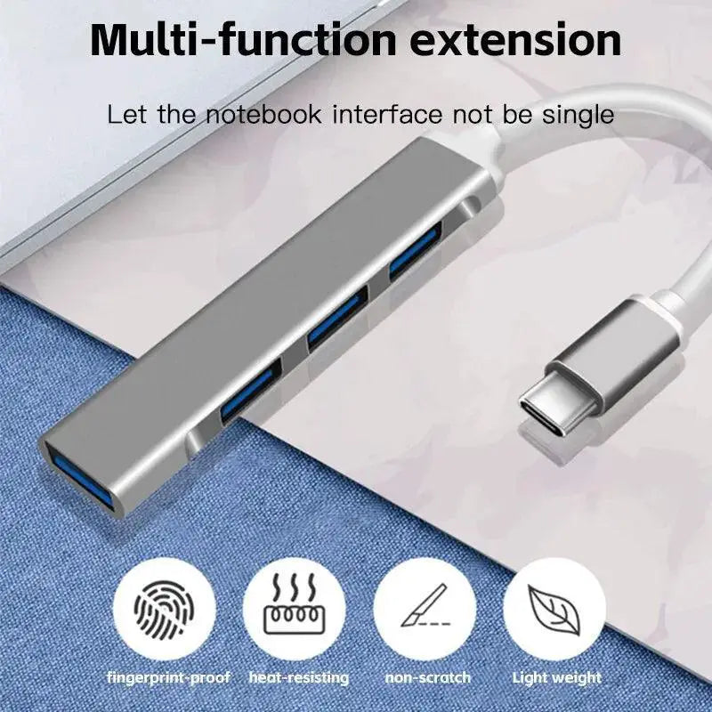 Ultra Slim USB C Hub With SuperSpeed Multi Splitter