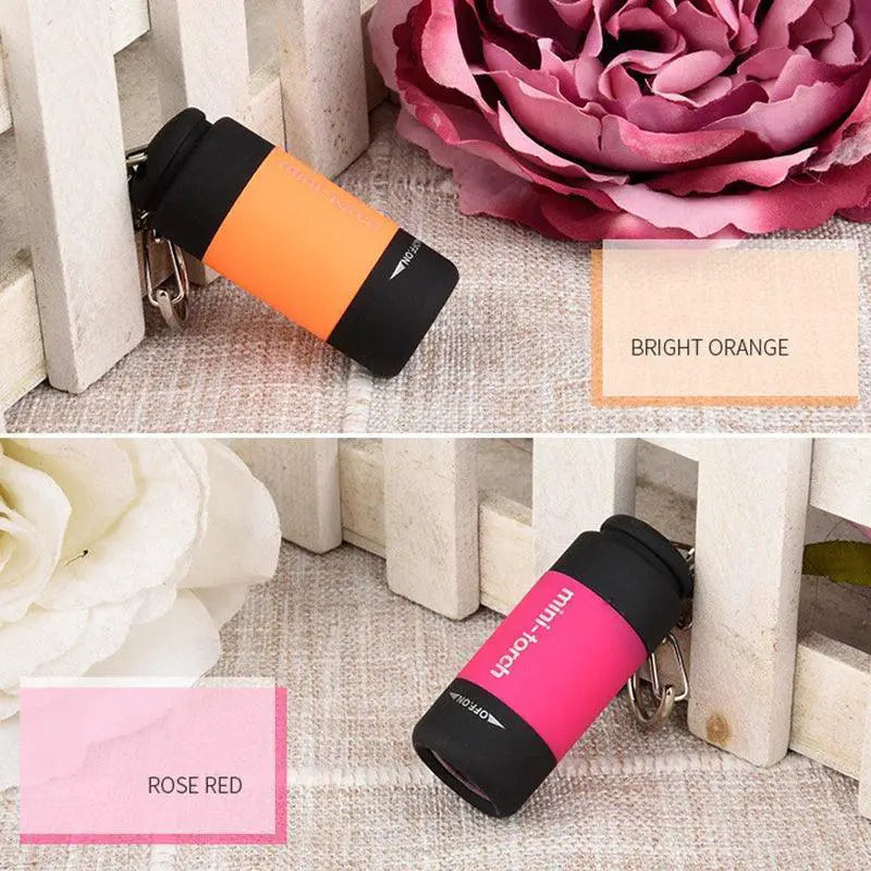 Mini LED Keychain Flashlight Compact Waterproof Torch
