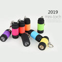 Mini LED Keychain Flashlight Compact Waterproof Torch