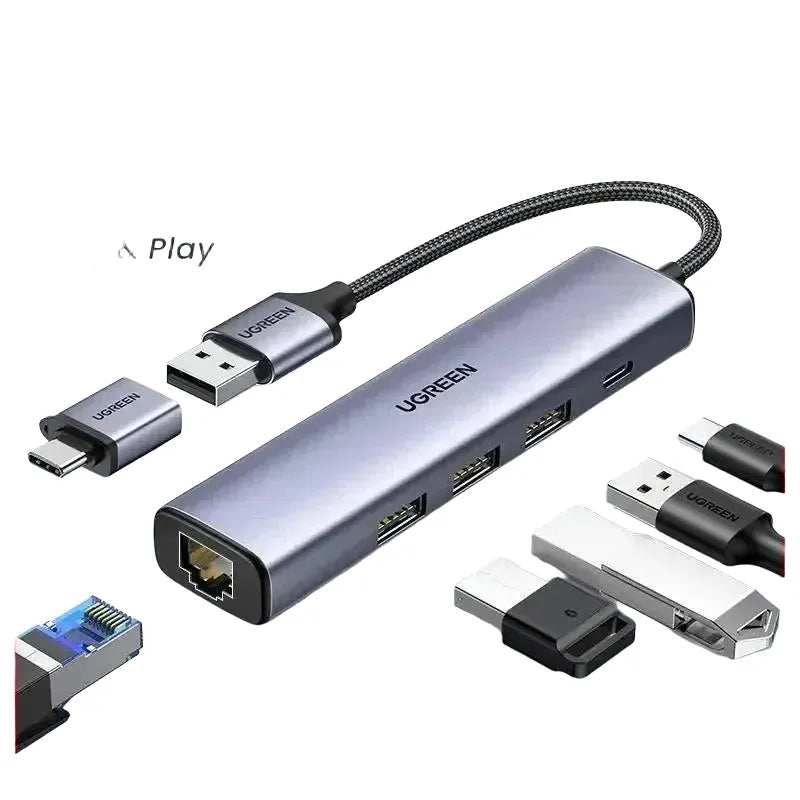 Stable Ethernet USB Adapter for PCs – USB3.0 1000Mbps / israel product view 1