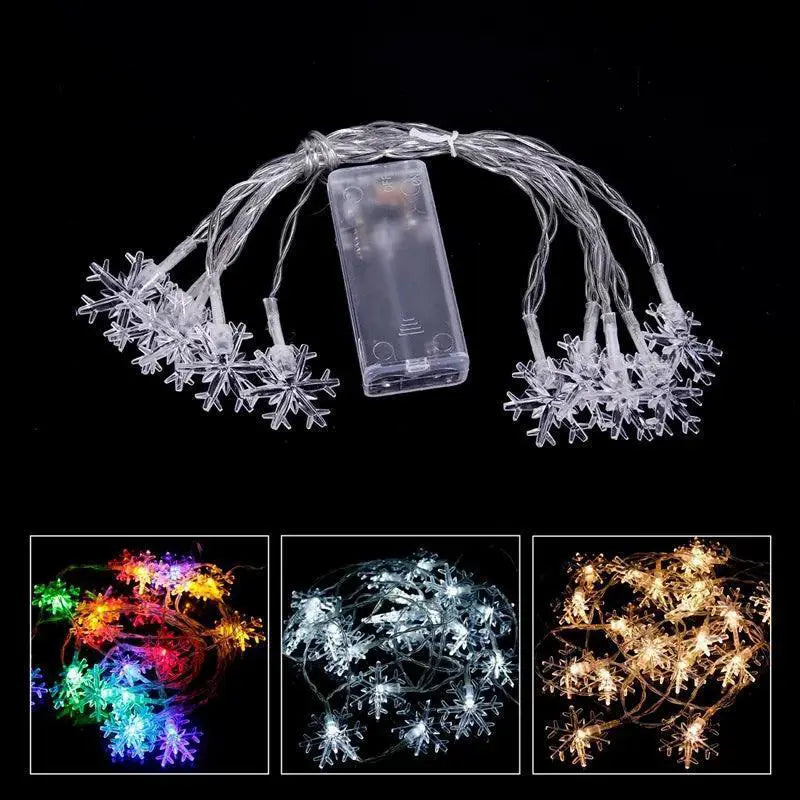 Enchanting Snowflake LED Lights For Holiday Decorating