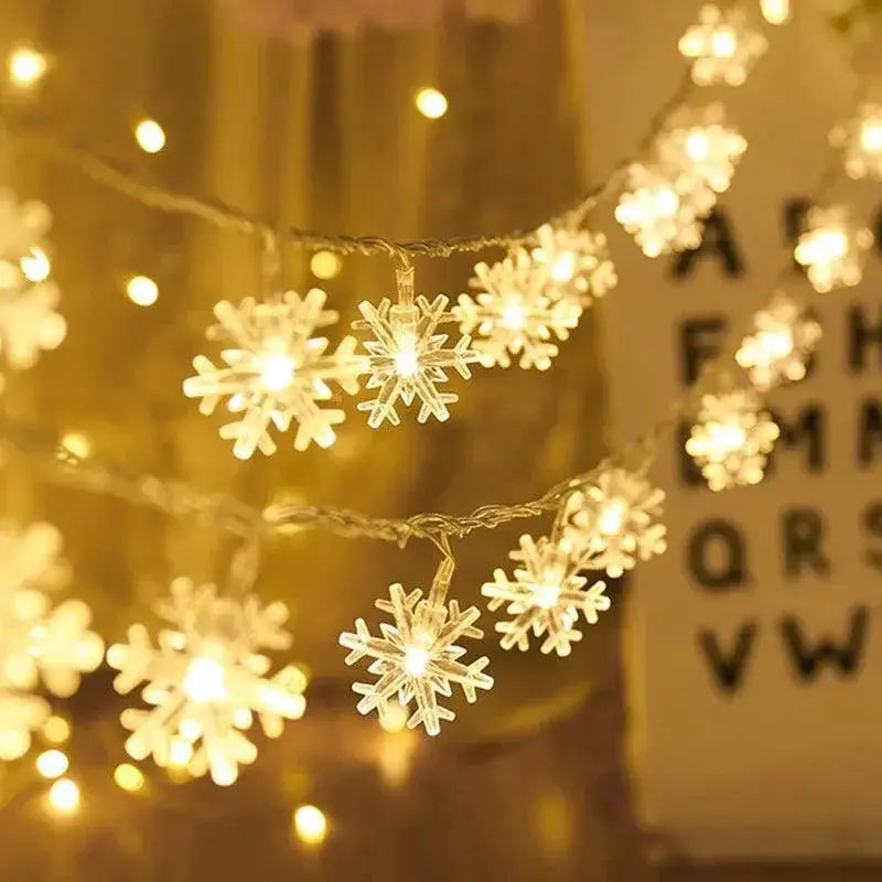 Enchanting Snowflake LED Lights For Holiday Decorating