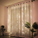 Enchanting Christmas Fairy Lights Curtain With 8 Modes Decor
