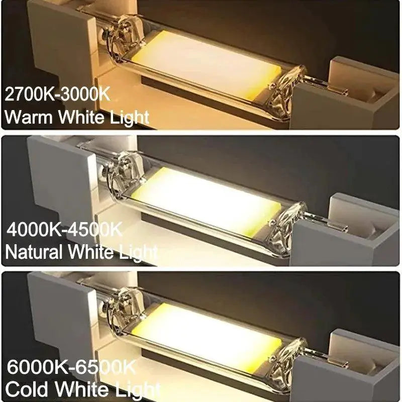 LED Glass Tube COB Bulb Ultra Bright Corn Lamp For Spaces