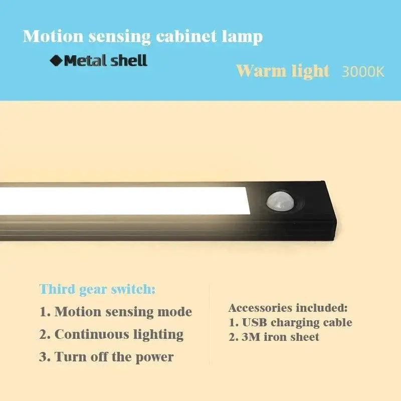 Motion Sensor LED Light For Kitchen Brightness With Auto On