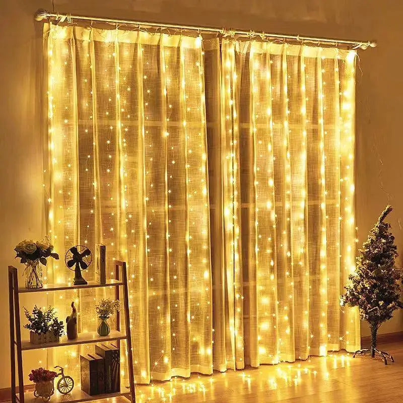Enchanting LED Curtain Lights for Weddings and Home Decor