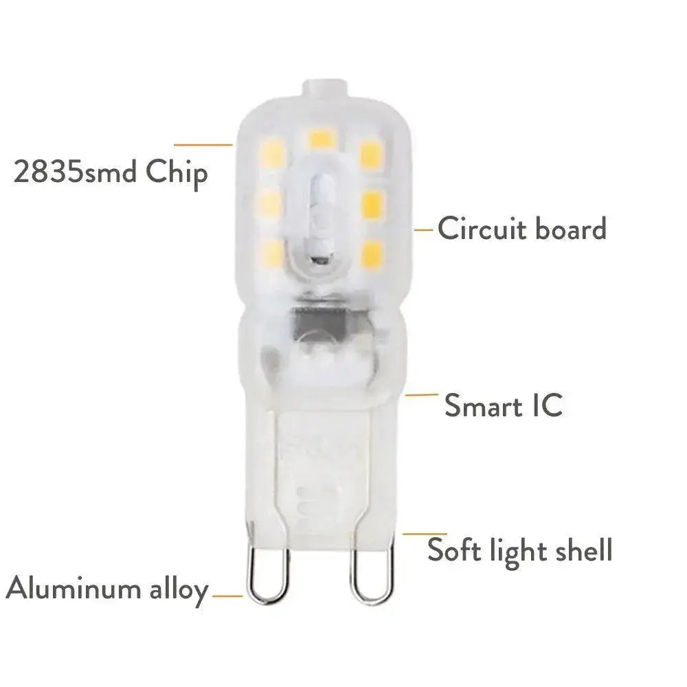 Elegant G9 LED Spotlight Bulb for Crystal Chandeliers