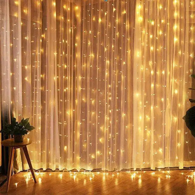 USB Powered LED Curtain Lights For Magical Holiday Decor