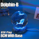 3D Galaxy Moon Lamp USB LED Night Light For Home Decor