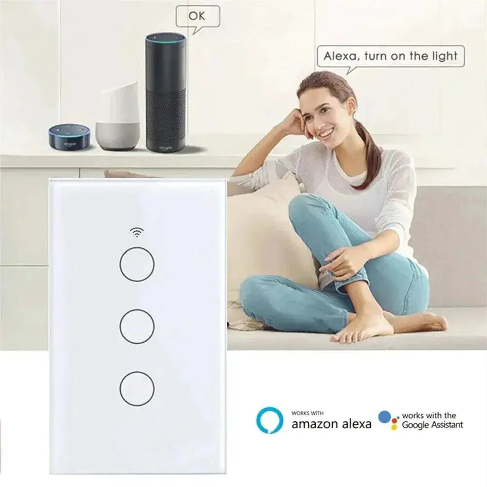 Smart WiFi Light Switch Touch Sensor For Alexa Google Home