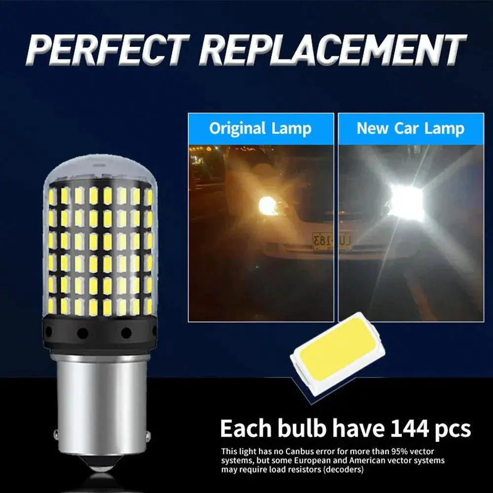 Led Bulbs 144 Smd CanBus Lamp Reverse Turn Signal Light