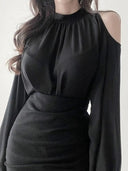 Fit Chiffon Shirt For Women Office