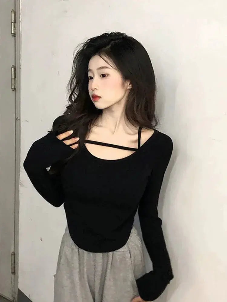 Internet Celebrity Slim Fit Tops For Trendy Outfits