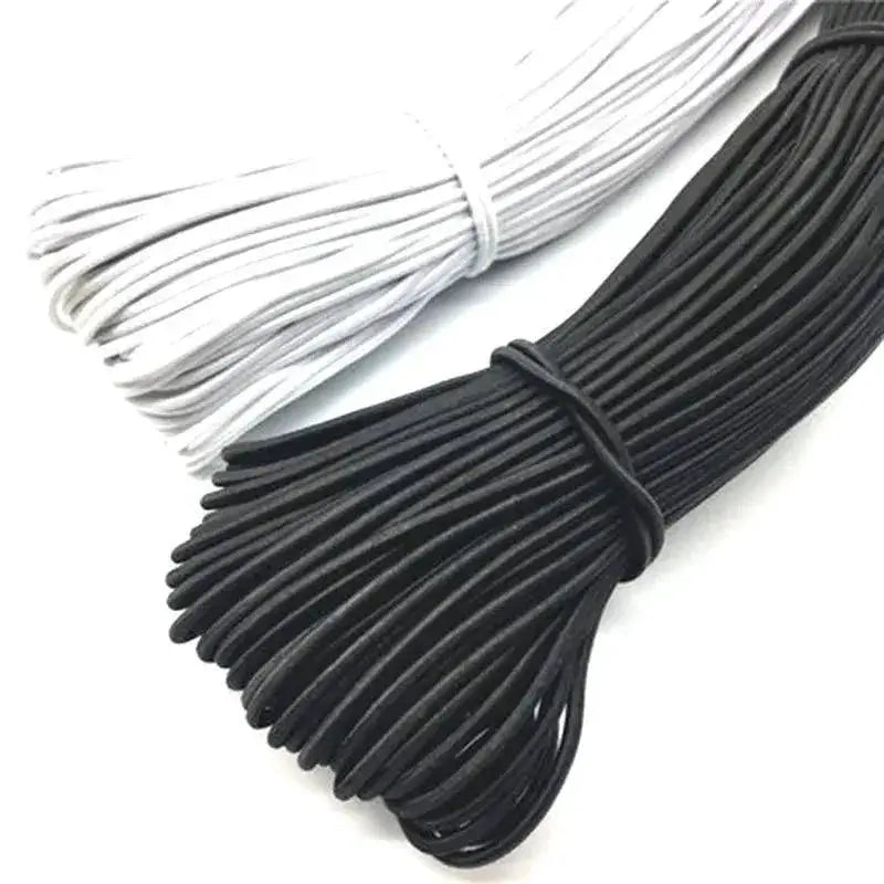 Premium Elastic Sewing Kit White and Black Elastic Bundle