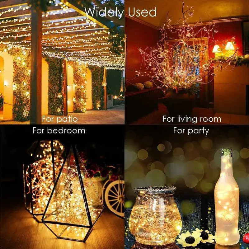 Enchanting Solar LED Fairy Lights for Outdoor Decor