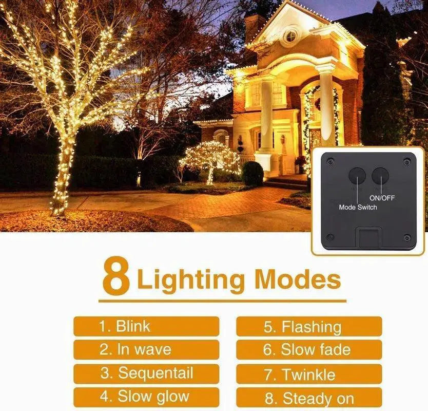 Enchanting Solar LED Fairy Lights for Outdoor Decor
