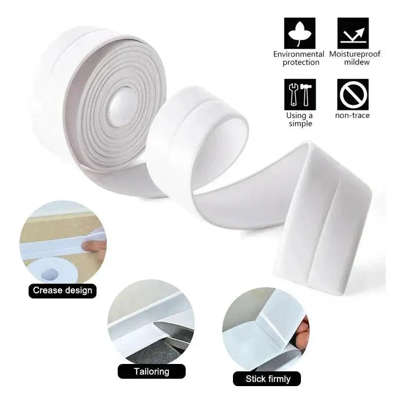 Self Adhesive Waterproof Caulk Strip for Bathroom Kitchen