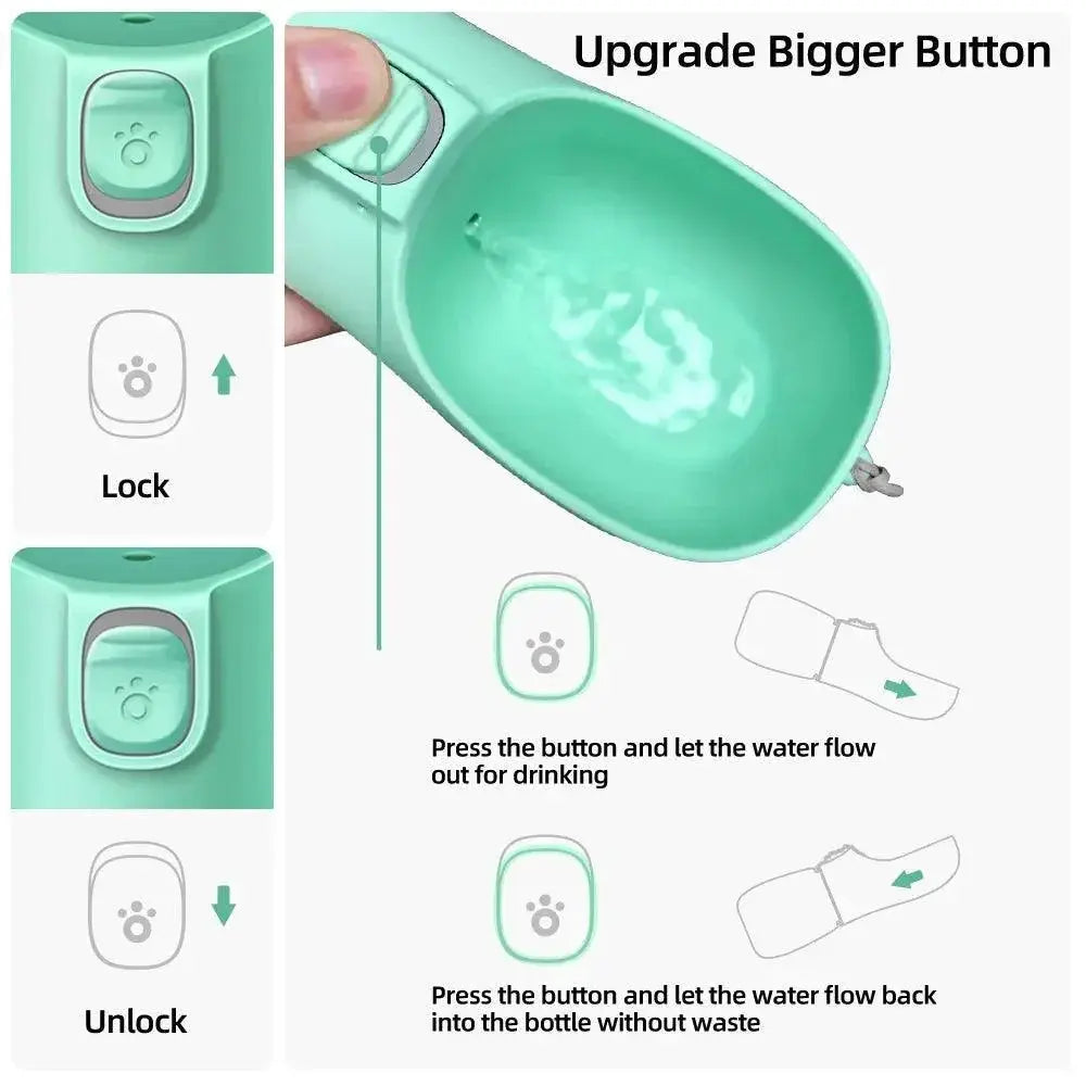 Portable Pet Water Bottle For Dogs And Cats Leakproof Travel