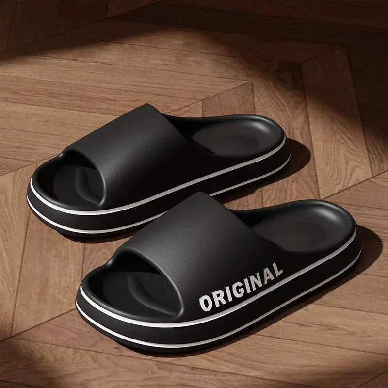 Men's Thick Sole Summer Slides Beach Sandals Comfortable