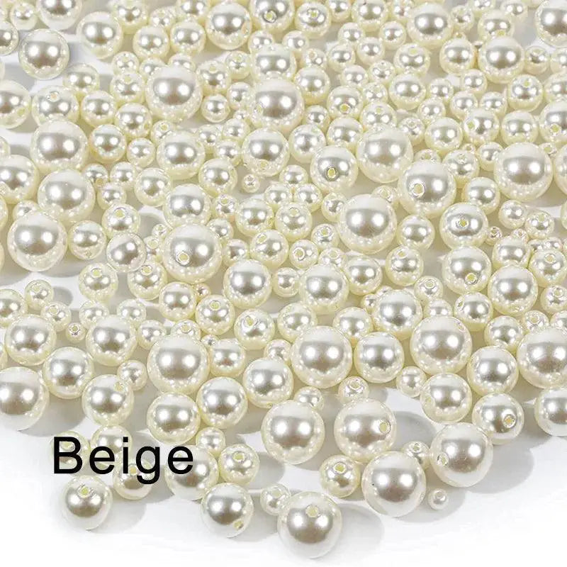 Ivory Pearl Beads For Elegant DIY Jewelry Craft Sparkle