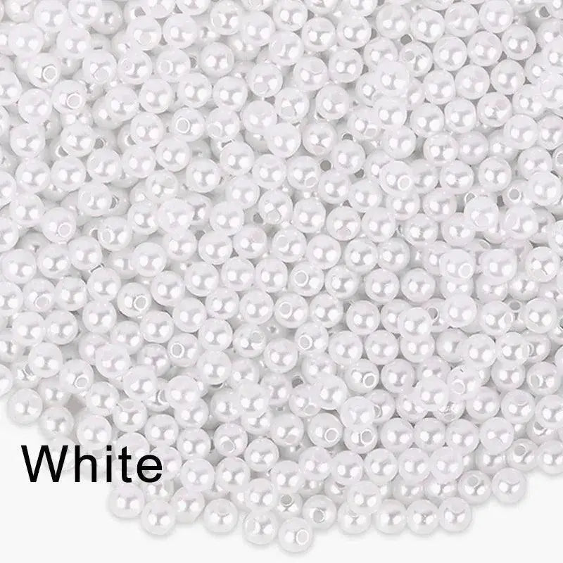 Ivory Pearl Beads For Elegant DIY Jewelry Craft Sparkle