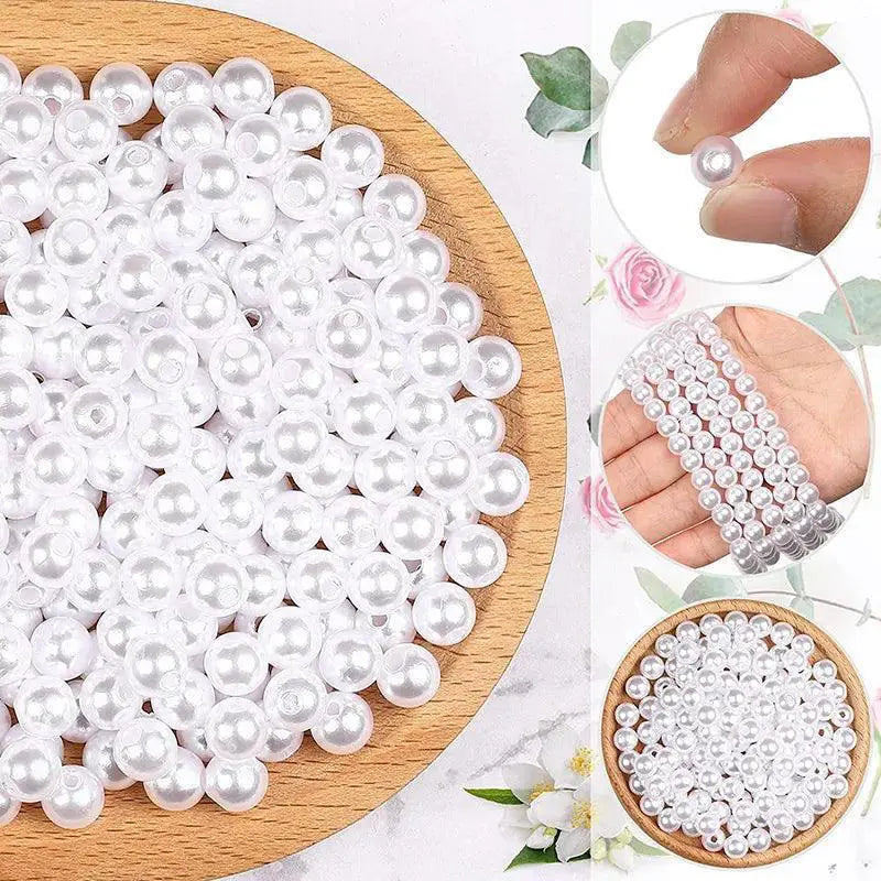 Ivory Pearl Beads For Elegant DIY Jewelry Craft Sparkle