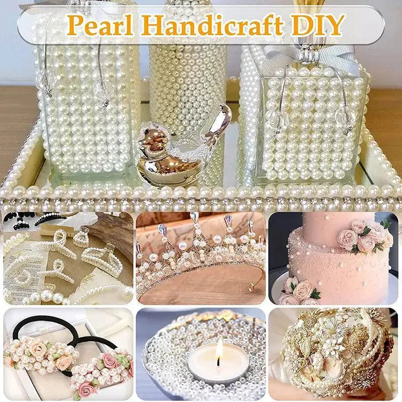 Ivory Pearl Beads For Elegant DIY Jewelry Craft Sparkle