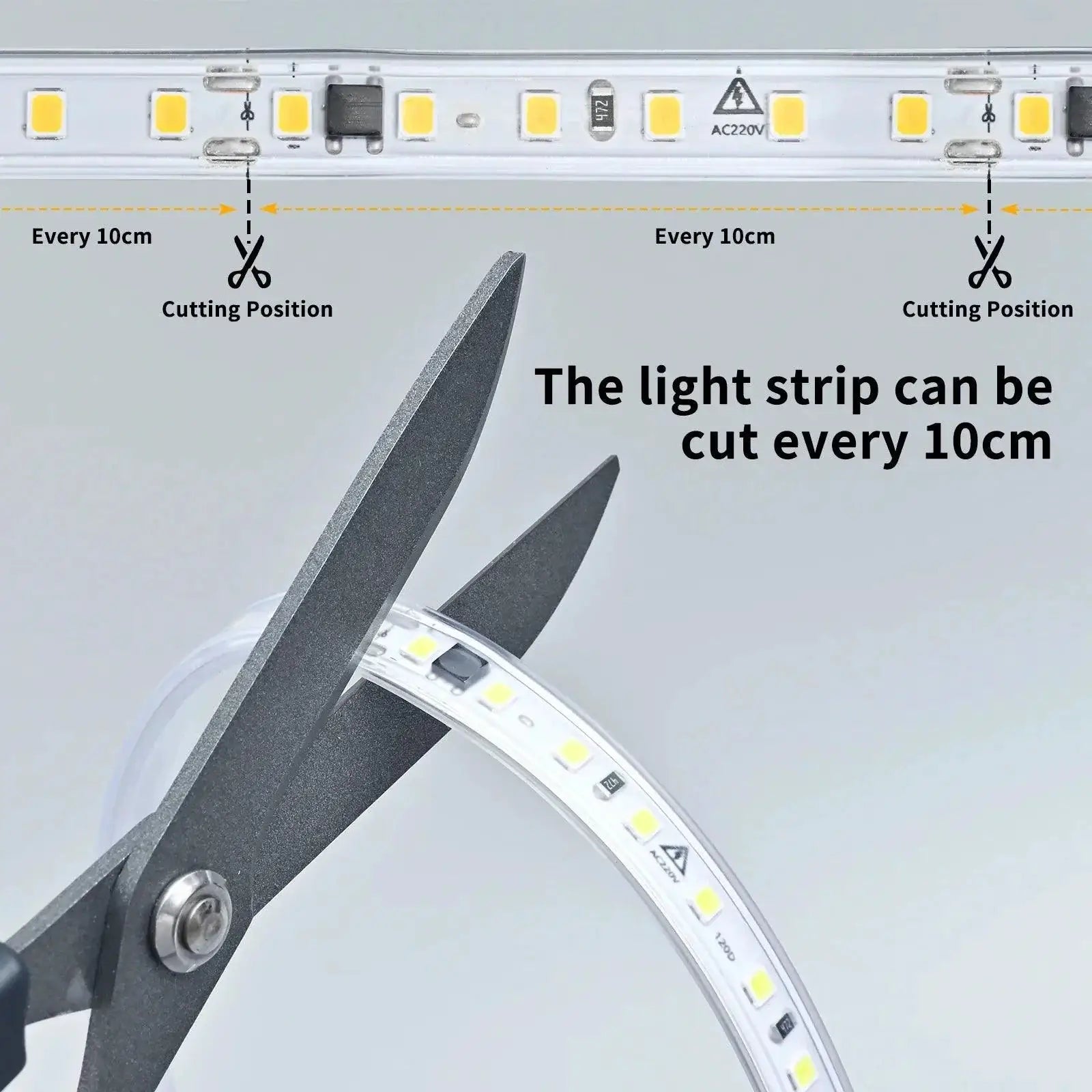 LED Strip Light Waterproof High Brightness For Home Use