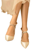 Secure Fit Bridal Satin Heels for Brides
