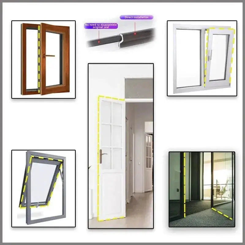 Acoustic Foam Seal Tape Energy Saving Soundproof Strip